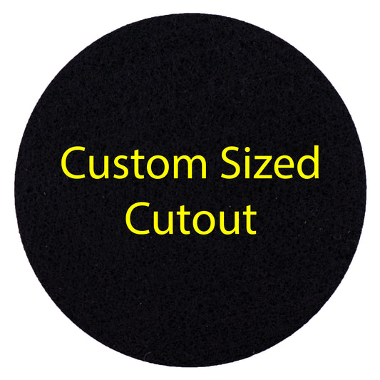 Felt Backing (Custom Cutout)